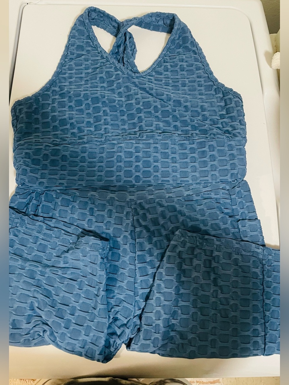 Blue Active Wear 2 Piece Set
